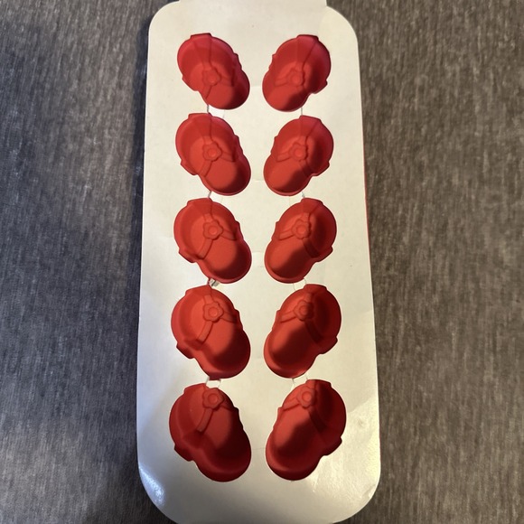 Wilton Silicone Mold  Flip Flop Design 10‎ Cavity Ice Cube Mold - Picture 2 of 6